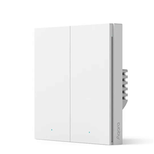 Aqara Smart Wall Switch H1, no neutral, double rocker - Išmanusis jungiklis