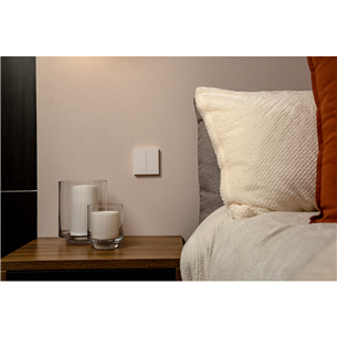 Aqara Smart Wall Switch H1, no neutral, double rocker - Išmanusis jungiklis