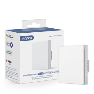 Aqara Smart Wall Switch H1, with neutral - Išmanusis sieninis jungiklis