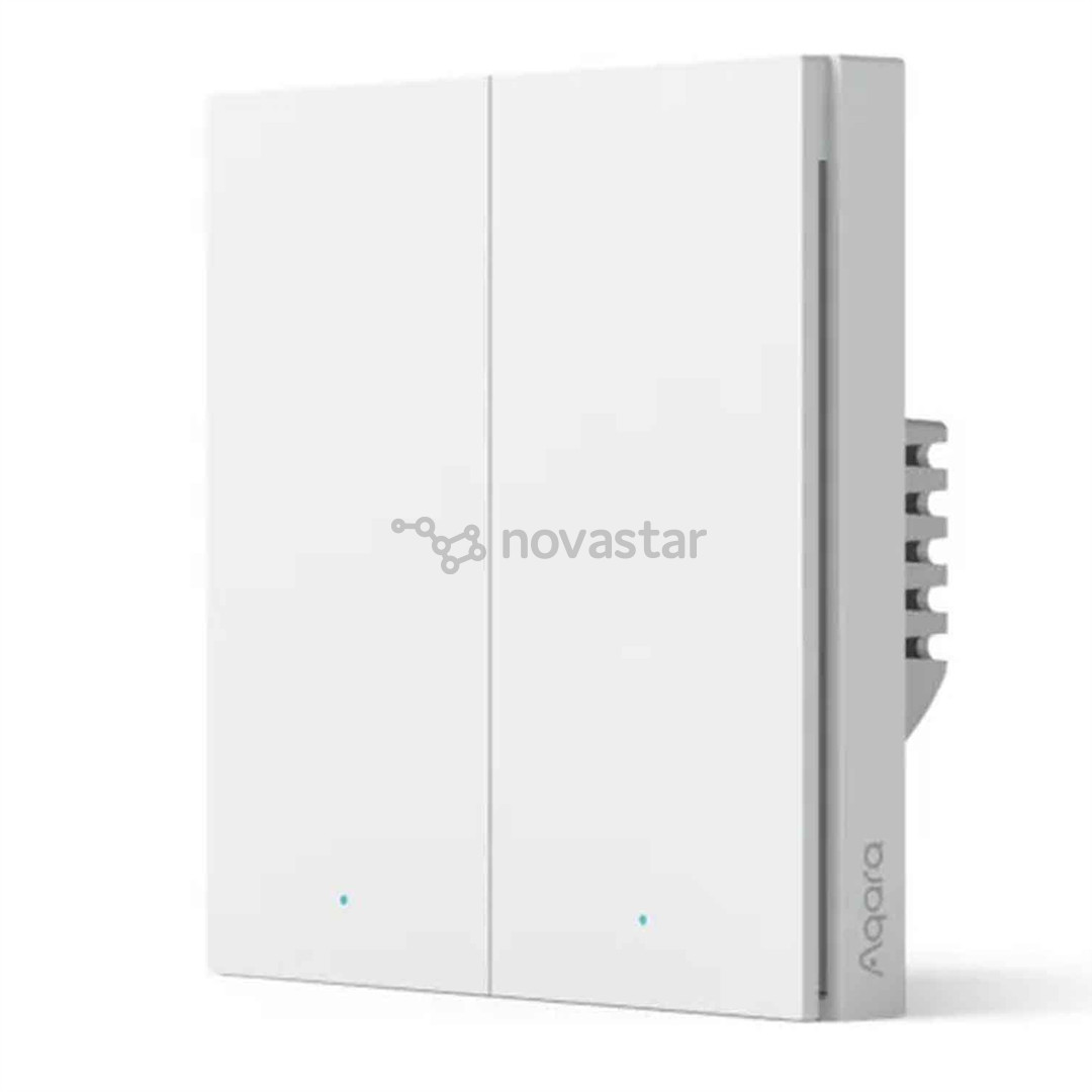 Aqara Smart Wall Switch H1, neutralus režimas, 2 jungikliai - Išmanusis jungiklis