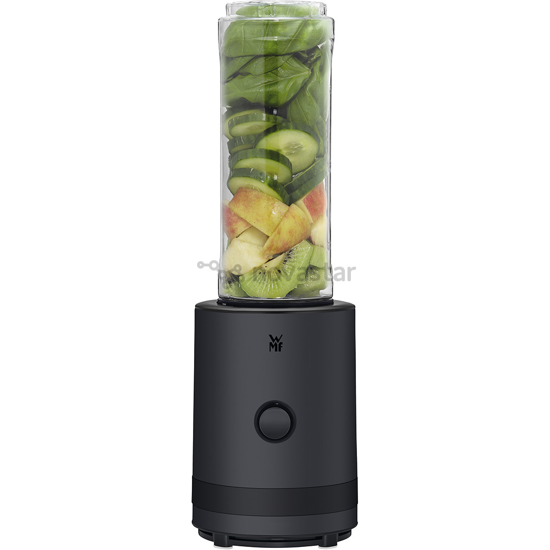 WMF Kitchenminis, Smoothie-to-go, 300 W, black - Blender