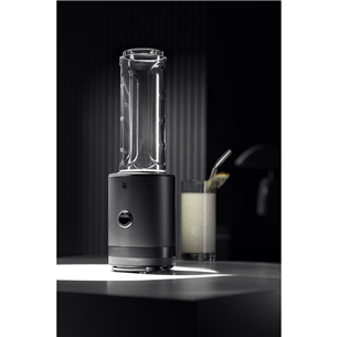 WMF Kitchenminis, Smoothie-to-go, 300 W, black - Blender