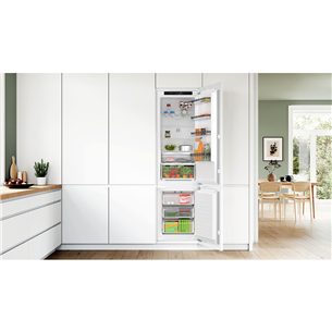 Bosch Seeria 4, No Frost, 290 л, высота 194 см - Интегрируемый холодильник