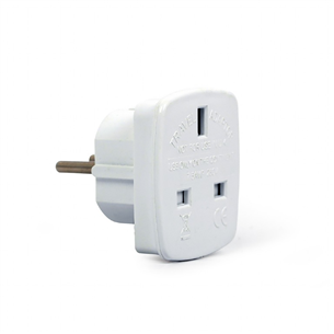 Gembird UK to EU Schuko, 7,5 A - Travel adapter A-AC-UKEU-001