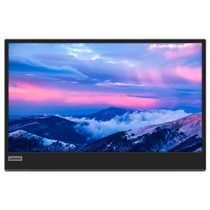 Lenovo L15, 15.6'', FHD, LED IPS, USB-C, black/gray - Nešiojamas monitorius