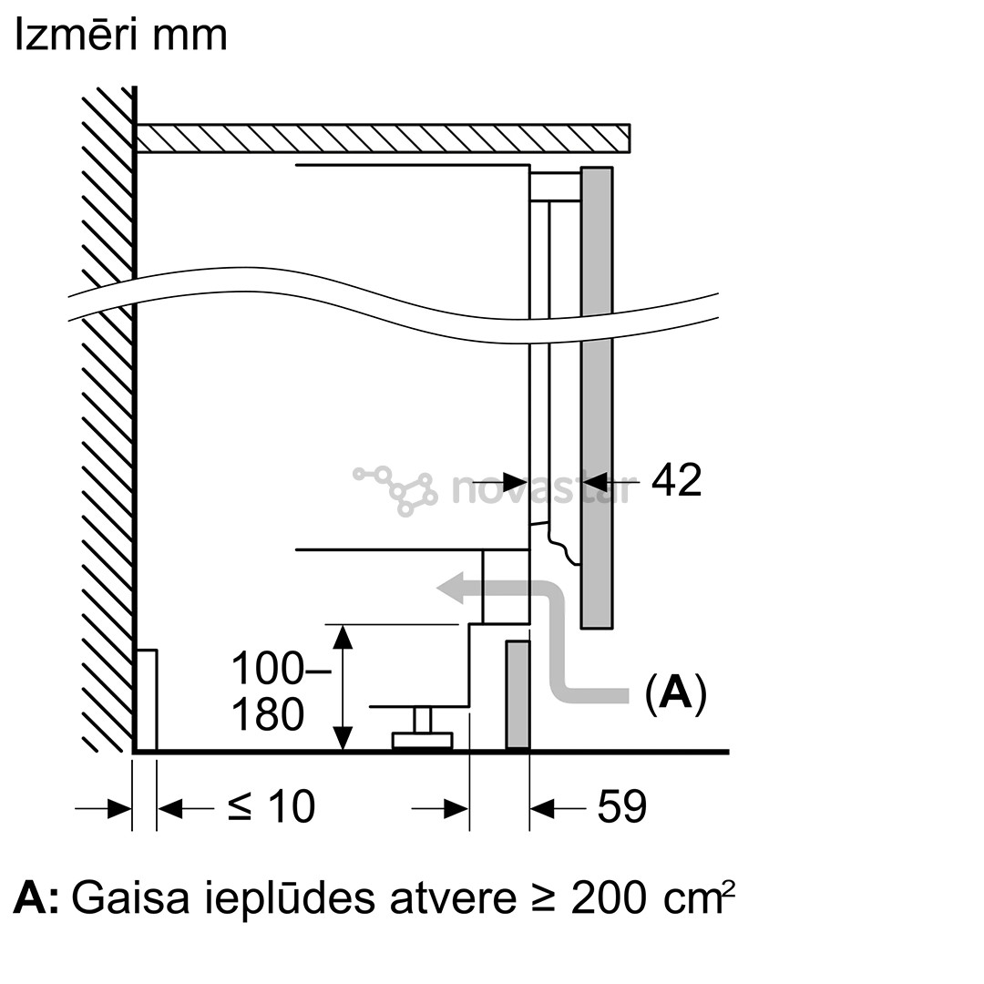 Bosch, Series 6, 85 L, aukštis 82 cm - Įmontuojamas šaldiklis