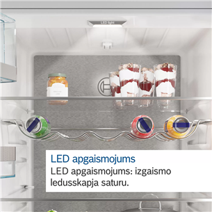 Bosch Seeria 4, No Frost, 290 л, высота 194 см - Интегрируемый холодильник