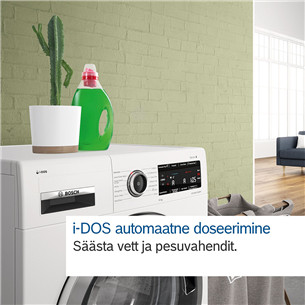 Bosch, Series 6, i-Dos, 9 кг, глубина 59 см, 1400 об/мин - Стиральная машина с передней загрузкой