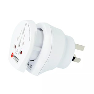 Skross Combo World to Australia / China, white - Travel adapter