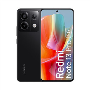 Xiaomi Redmi Note 13 Pro 5G, 256 GB, juodas - Išmanusis telefonas