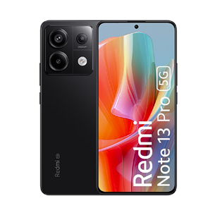 Xiaomi Redmi Note 13 Pro 5G, 256 GB, black - Išmanusis telefonas