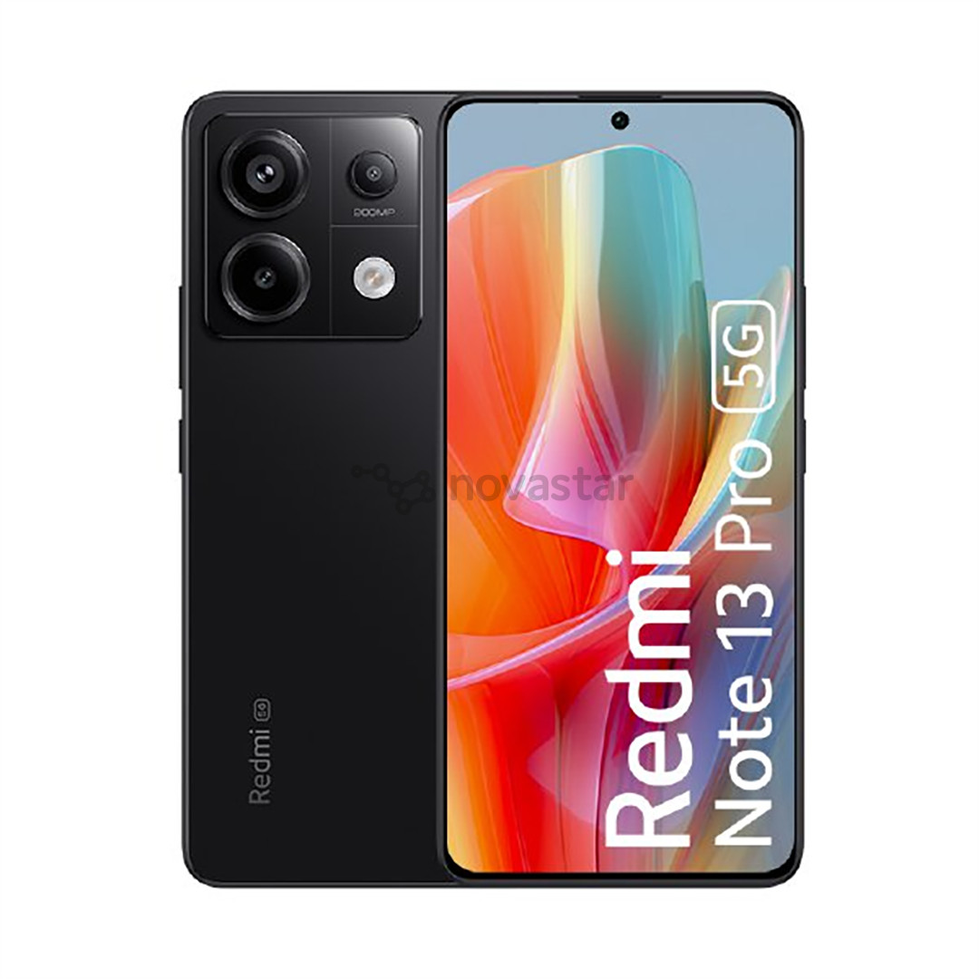 Xiaomi Redmi Note 13 Pro 5G, 256 GB, juodas - Išmanusis telefonas