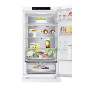 LG, NoFrost, 344 L, 186 cm, white - Refrigerator