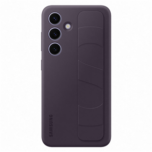 Samsung Standing Grip Case, Galaxy S24, tamsiai violetinis - Dėklas EF-GS921CEEGWW