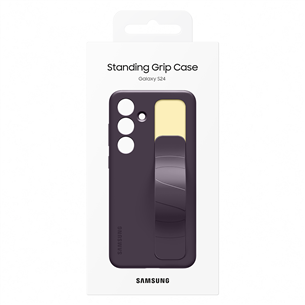 Samsung Standing Grip Case, Galaxy S24, tamsiai violetinis - Dėklas