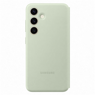 Samsung Smart View Wallet Case, Galaxy S24, šviesiai žalias - Dėklas