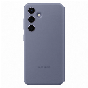 Samsung Smart View Wallet Case, Galaxy S24, violetinis - Dėklas