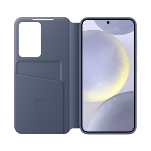 Samsung Smart View Wallet Case, Galaxy S24, violetinis - Dėklas