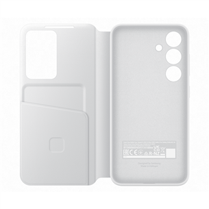 Samsung Smart View Wallet Case, Galaxy S24, белый - Чехол