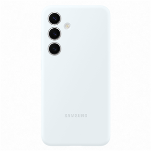 Samsung Silicone Case, Galaxy S24, baltas - Dėklas