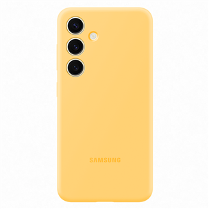 Samsung Silicone Case, Galaxy S24, geltonas - Dėklas