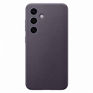 Samsung Vegan Leather Case, Galaxy S24, tamsiai violetinis - Dėklas