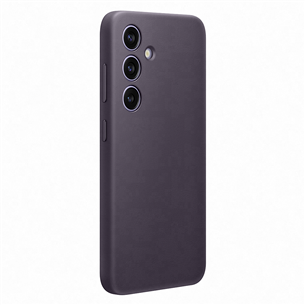 Samsung Vegan Leather Case, Galaxy S24, tamsiai violetinis - Dėklas