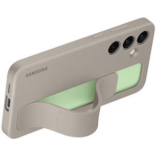Samsung Standing Grip Case, Galaxy S24+, rudas - Dėklas