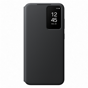 Samsung Smart View Wallet Case, Galaxy S24+, juodas - Dėklas EF-ZS926CBEGWW