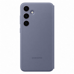 Samsung Smart View Wallet Case, Galaxy S24+, violetinis - Dėklas