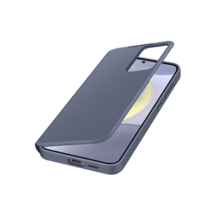 Samsung Smart View Wallet Case, Galaxy S24+, violetinis - Dėklas