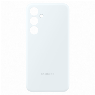 Samsung Silicone Case, Galaxy S24+, baltas - Dėklas