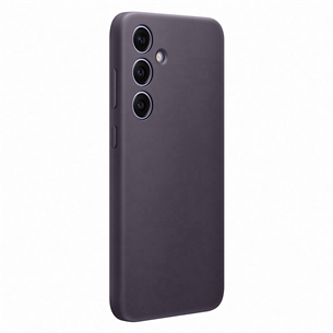 Samsung Vegan Leather Case, Galaxy S24+, tamsiai violetinis - Dėklas