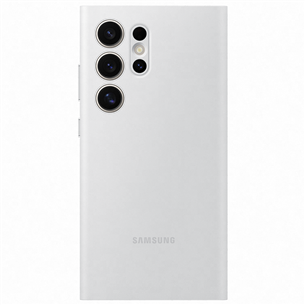 Samsung Smart View Wallet Case, Galaxy S24 Ultra, baltas - Dėklas