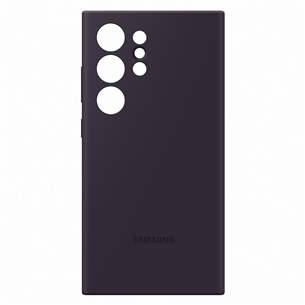 Samsung Silicone Case, Galaxy S24 Ultra, tamsiai violetinis - Dėklas