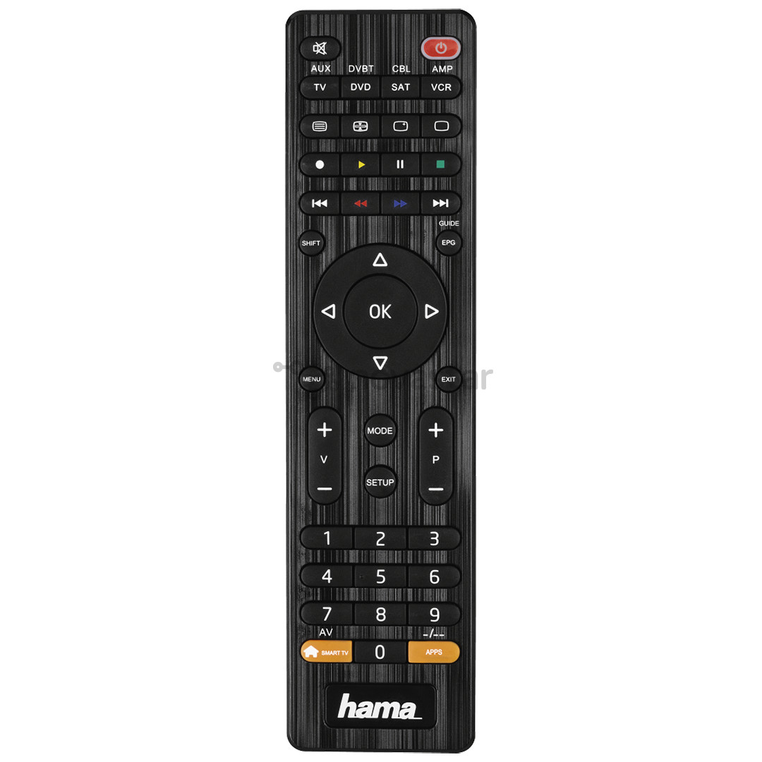 Hama 8in1, черный - Универсальный пульт дистанционного управления