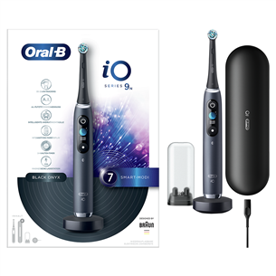 Braun Oral-B iO 9 Black Onyx - Elektrinis dantų šepetėlis