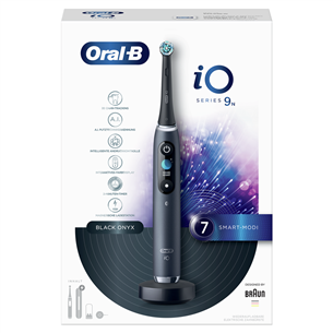 Braun Oral-B iO 9 Black Onyx - Elektrinis dantų šepetėlis