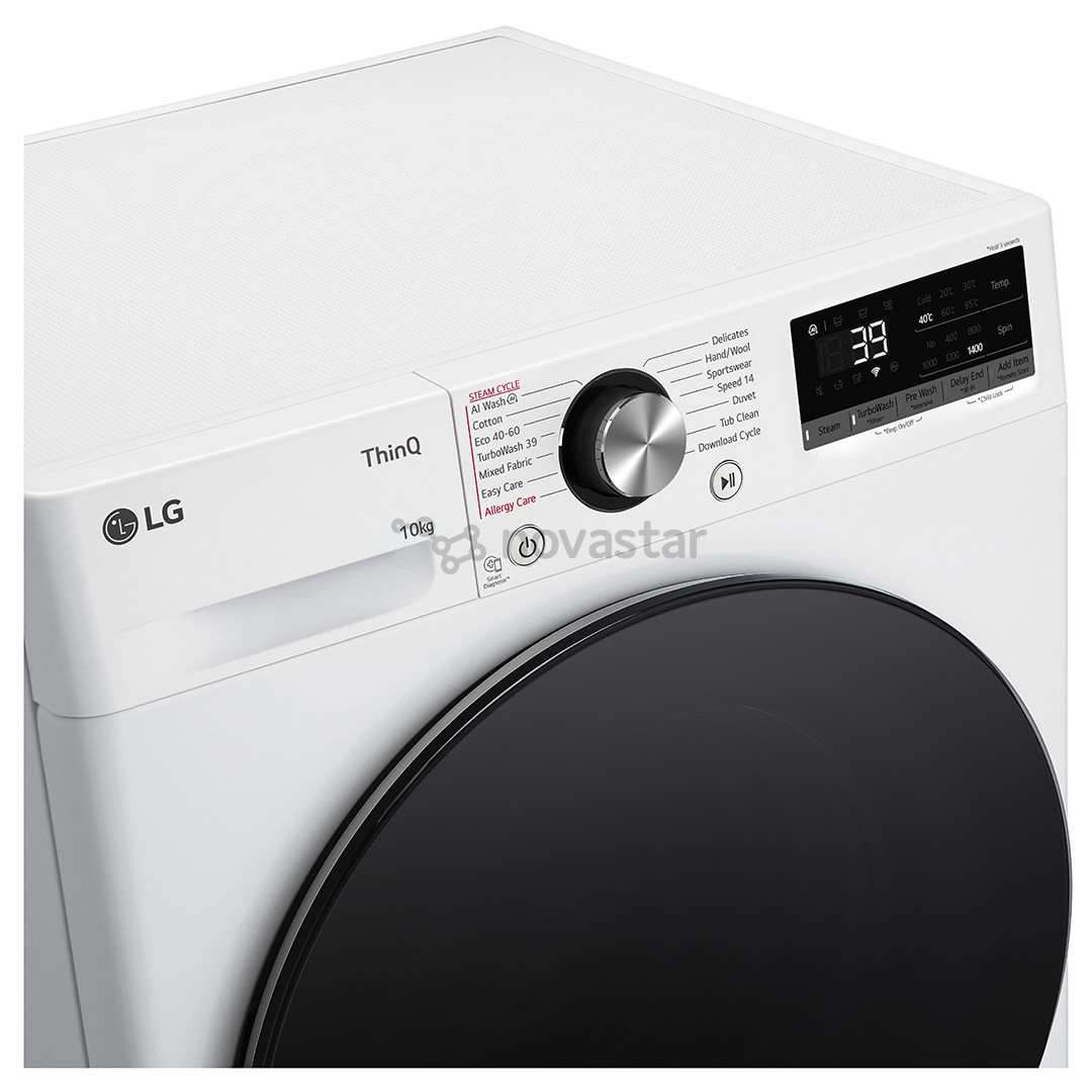 LG, 10 kg, depth 56,5 cm, 1400 rpm - Front load washing machine