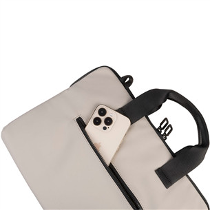 Tucano Gommo Slim Brief, 14'', pilkas - Nešiojamojo kompiuterio krepšys