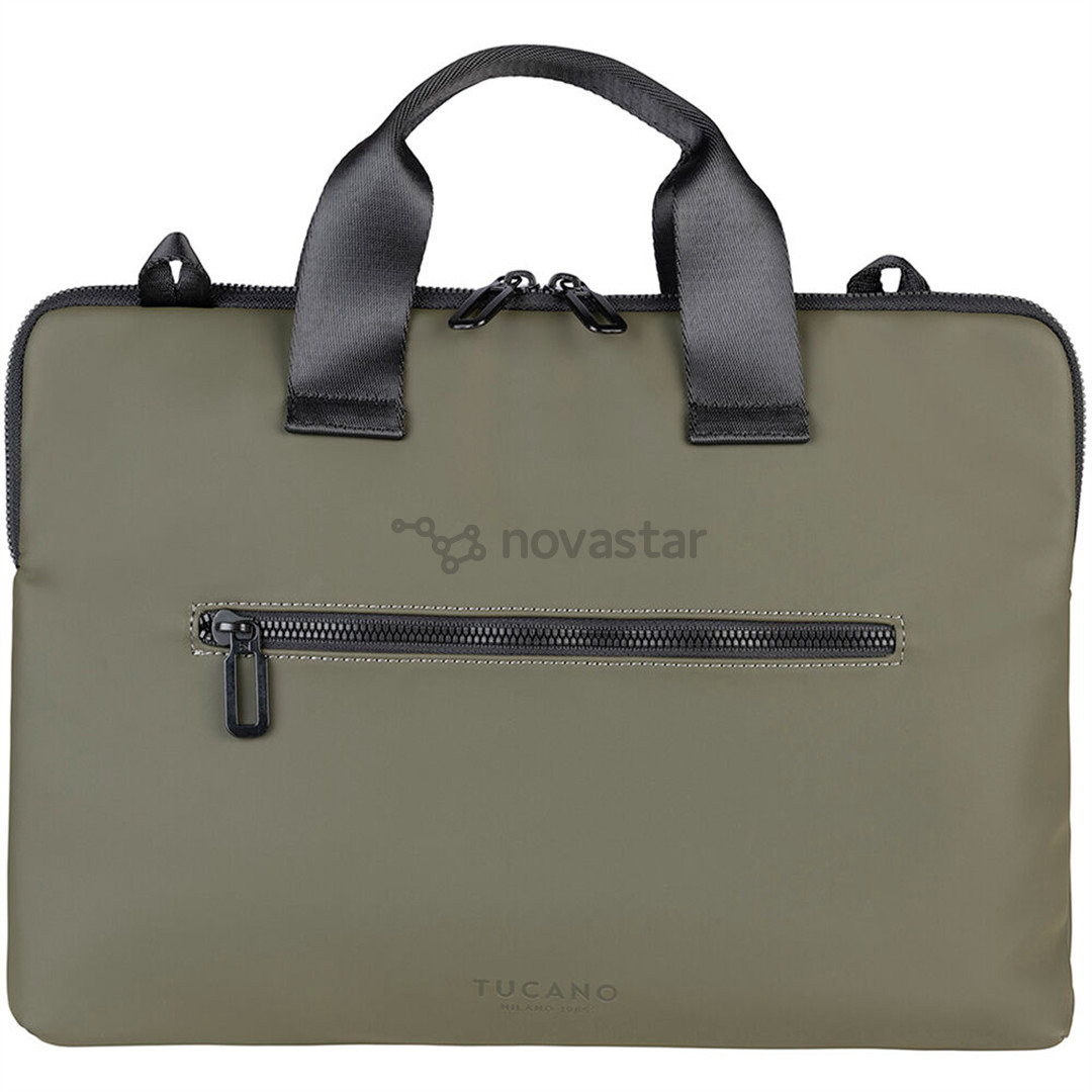 Tucano Gommo Slim Brief, 14'', green - Notebook bag