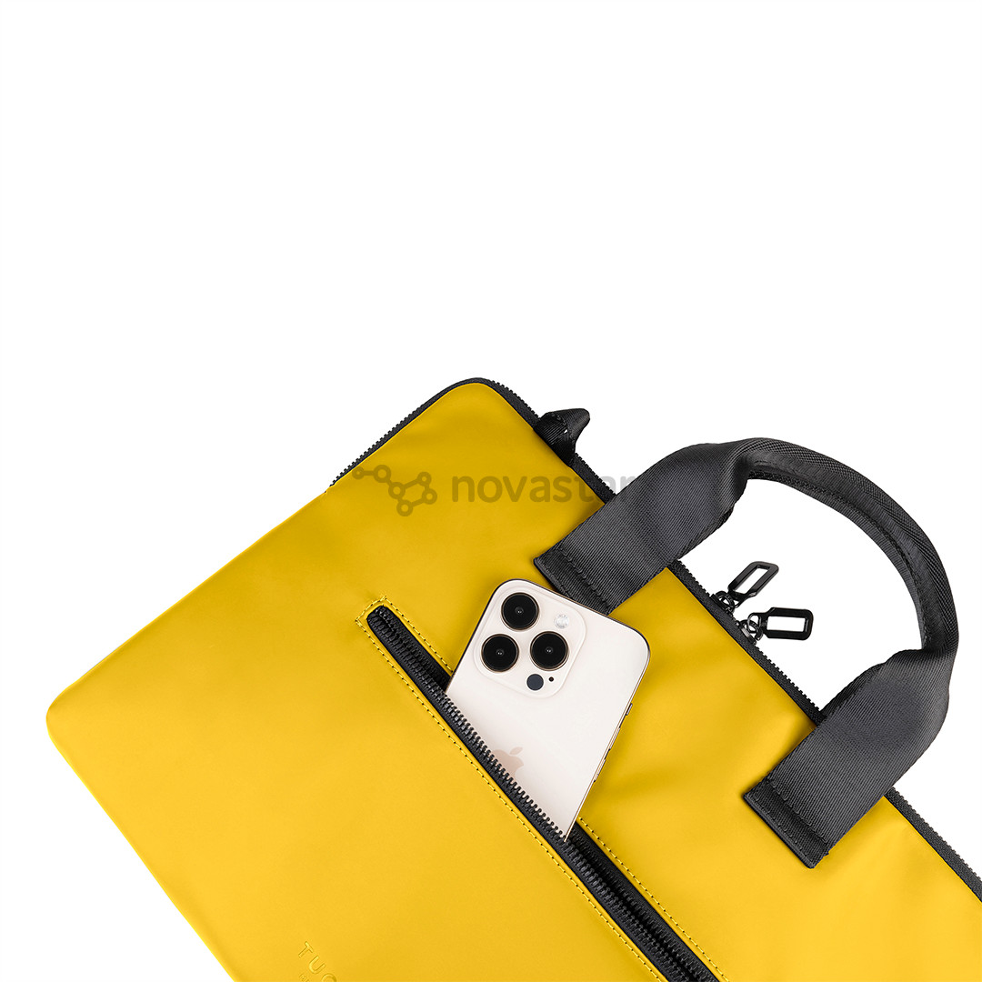 Tucano Gommo Slim Brief, 14'', geltonas - Nešiojamojo kompiuterio krepšys