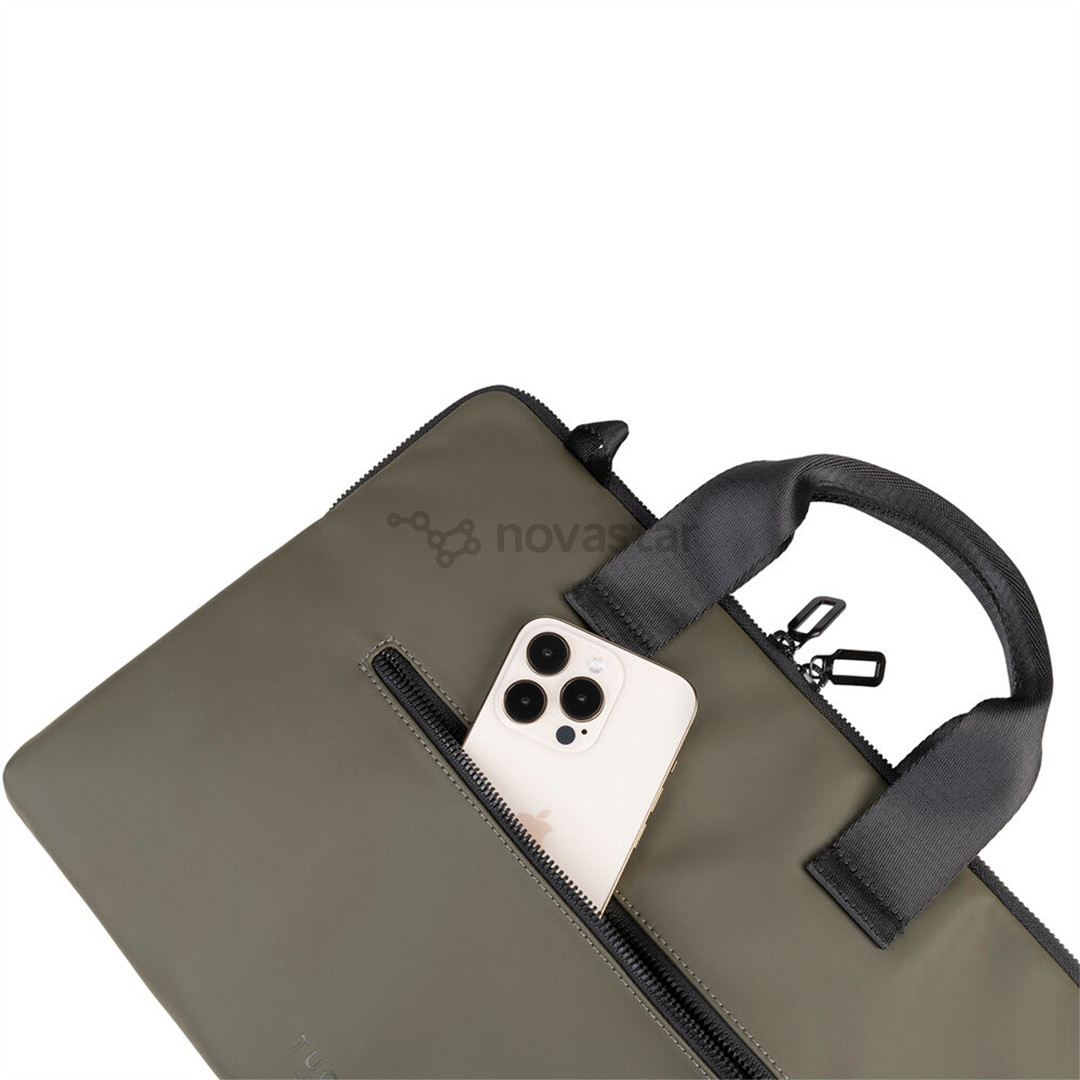 Tucano Gommo Slim Brief, 16'', green - Notebook bag