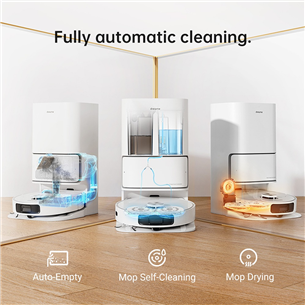 Dreame L10 Ultra, vacuuming and mopping, white - Robot vacuum cleaner