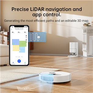 Dreame L10 Ultra, baltas - Dulkių siurblys robotas