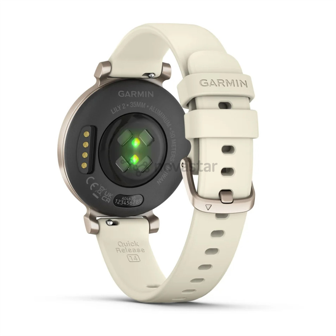 Garmin Lily 2, 35 mm, aukso/smėlio spalvos - Išmanusis laikrodis