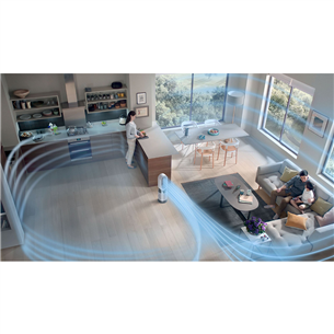 Dyson Hot+Cool™, white/silver - Oro valytuvas