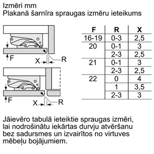 Įmontuojamas šaldiklis Bosch GUD15ADF0