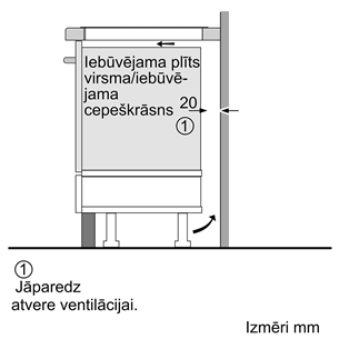 Bosch Serie 6 Domino, ширина 30,6 см, стальная рама, черный - Интегрируемая индукционная варочная панель