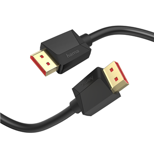 Hama DisplayPort Cable, DP 1.4, paauksuotas, UHD 8K, 3 m - Laidas
